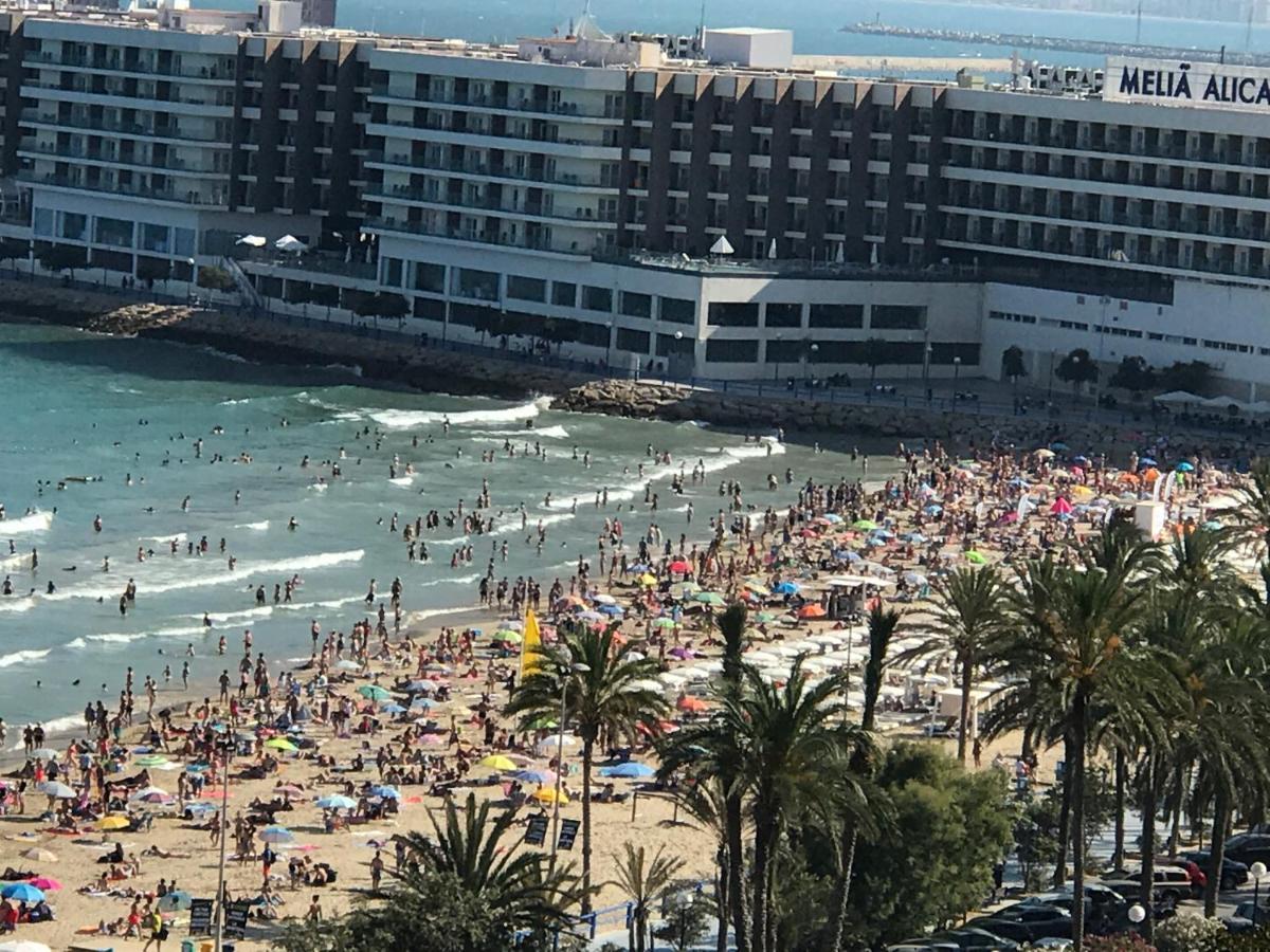 Apartamento Con Vistas Al Mar Primera Linea De Playa Del Postiguet Аликанте Екстериор снимка