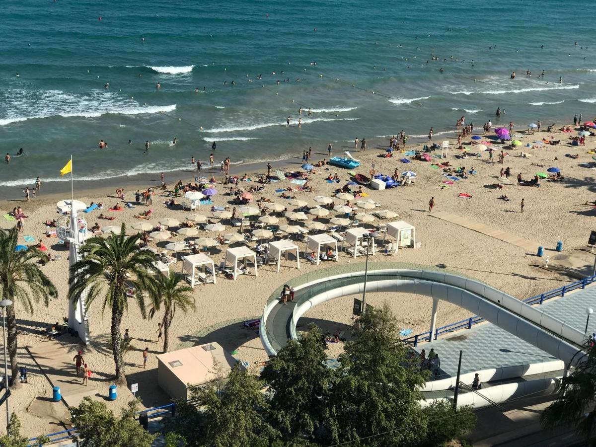 Apartamento Con Vistas Al Mar Primera Linea De Playa Del Postiguet Аликанте Екстериор снимка
