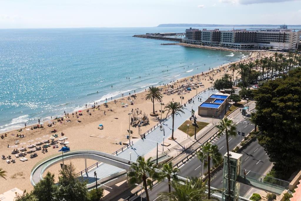 Apartamento Con Vistas Al Mar Primera Linea De Playa Del Postiguet Аликанте Екстериор снимка