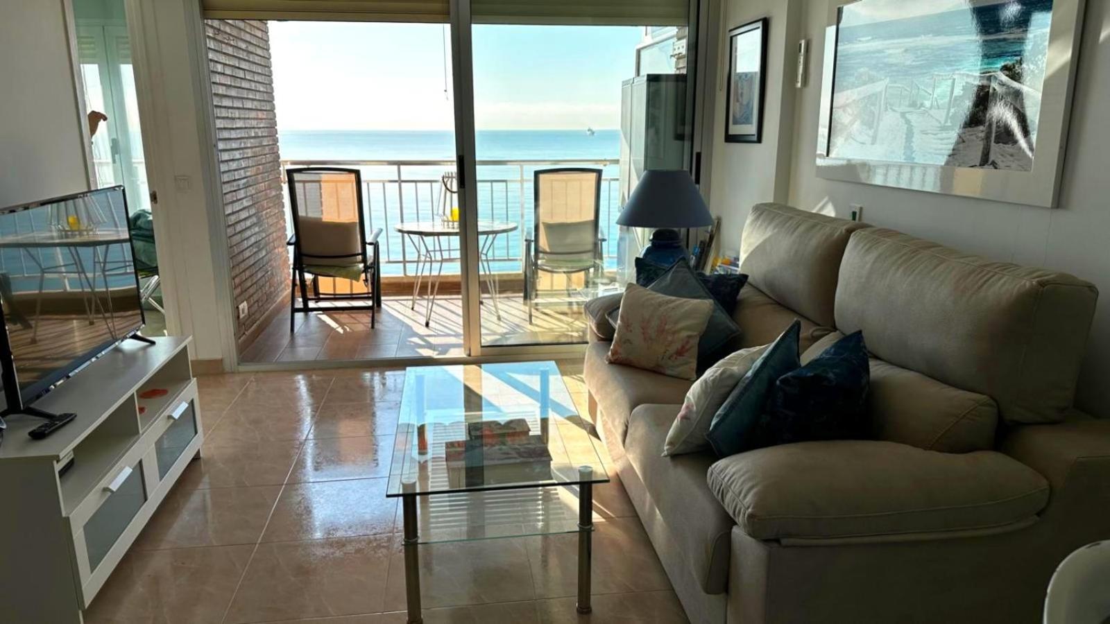 Apartamento Con Vistas Al Mar Primera Linea De Playa Del Postiguet Аликанте Екстериор снимка