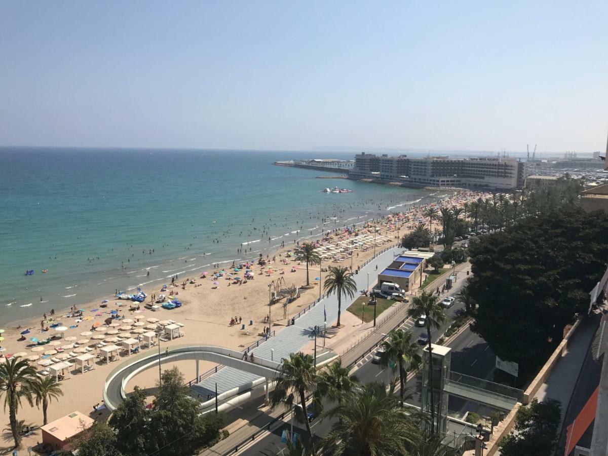 Apartamento Con Vistas Al Mar Primera Linea De Playa Del Postiguet Аликанте Екстериор снимка