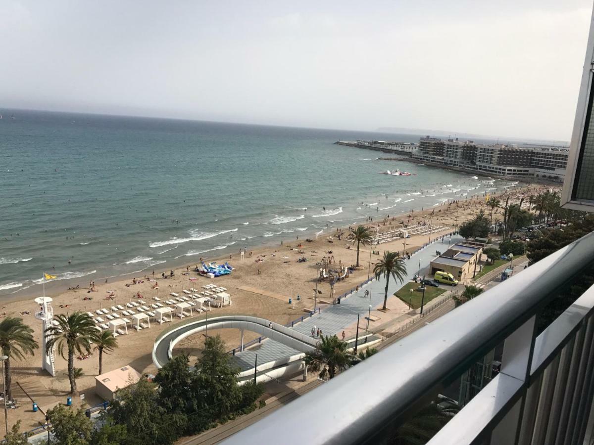 Apartamento Con Vistas Al Mar Primera Linea De Playa Del Postiguet Аликанте Екстериор снимка